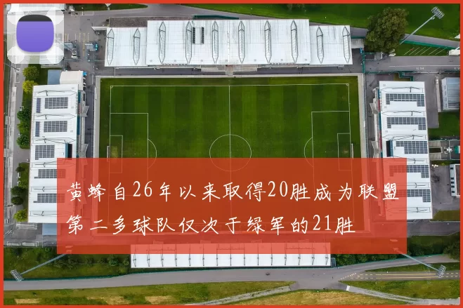 黄蜂自26年以来取得20胜成为联盟第二多球队仅次于绿军的21胜
